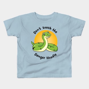 Don't touch the danger noodle (on dark colors) Kids T-Shirt